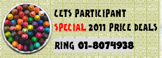 CETS PARTICIPANT 
SPECIAL 2011 PRICE DEALS
RING 01-8074938